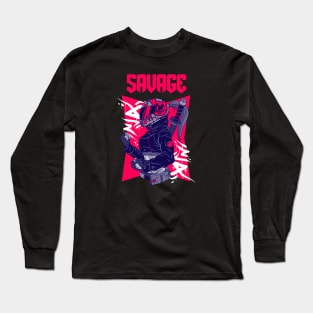 Savage Manga Chic Long Sleeve T-Shirt